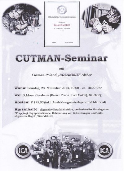 Cutman Seminar Flyer